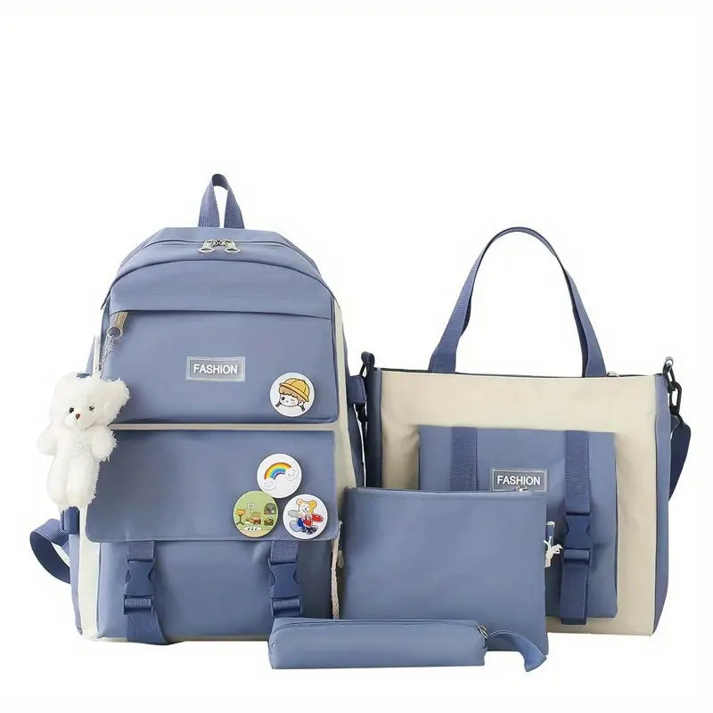 Kit combo x5 mochila kwaii