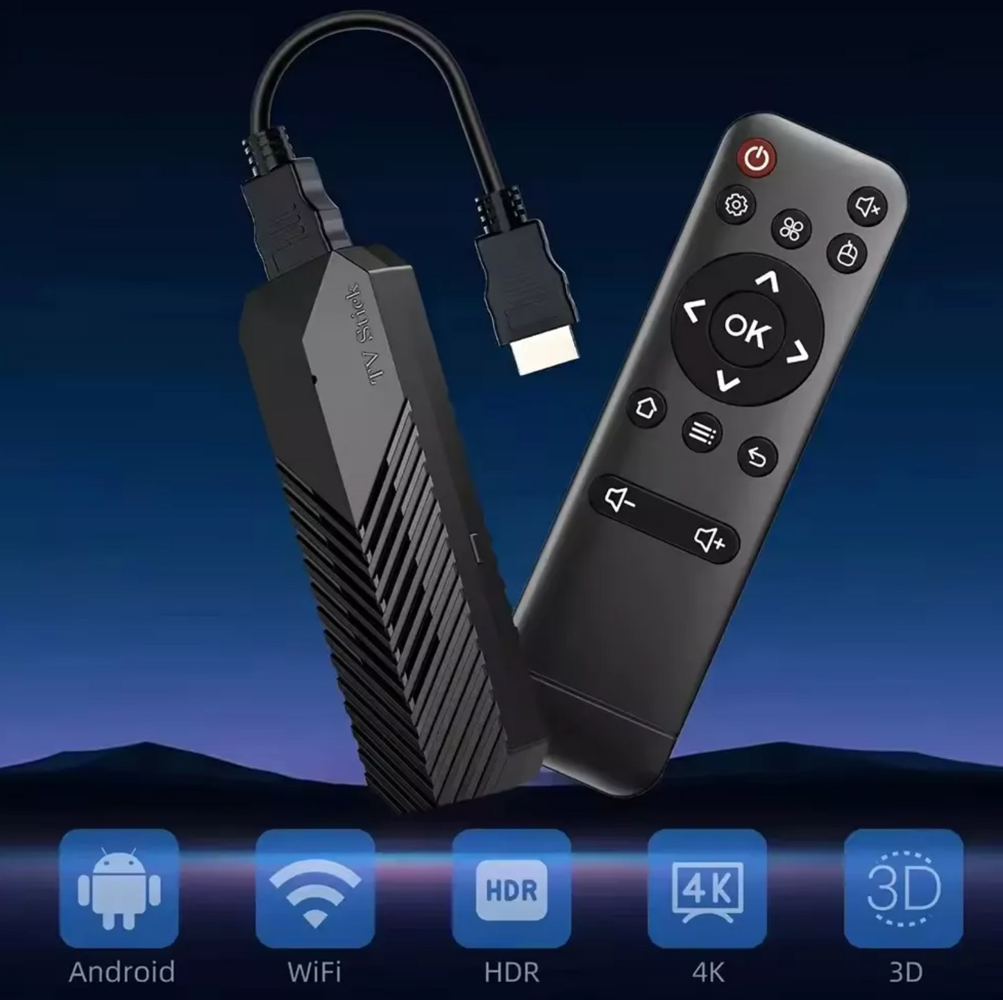 TV Stick Streaming con Android TV