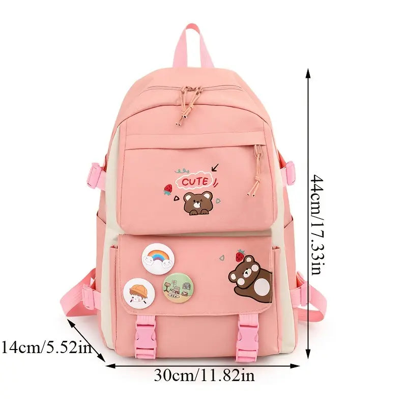 Kit combo x5 mochila kwaii