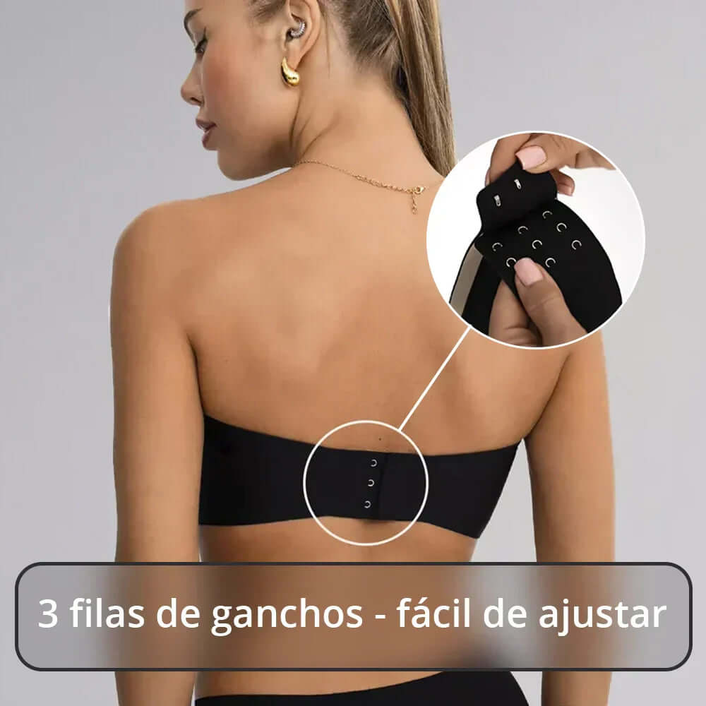 Brasier Stay-divine®️ Antideslizante sin tirantes sin costuras