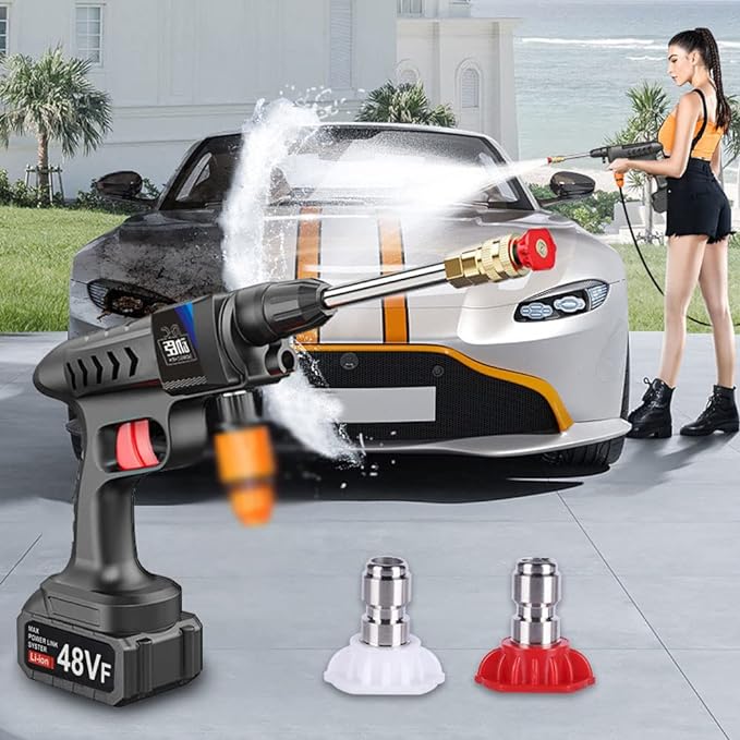 HIDROLAVADORA Inalambrica Doble Bateria, top pressure washer®