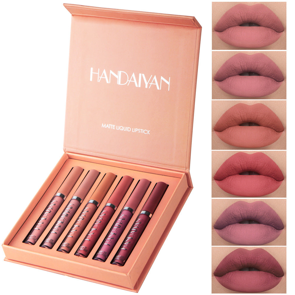 Set Labiales X6 Handaiyan - Labiales que no se te corren e hidratan tus labios 💋