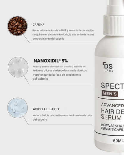 SPRAY SPECTRAL - NANOXIDIL 5% CRECIMIENTO DE BARBA Y CABELLO