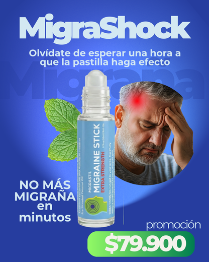 MigraShock |Apaga el Dolor de Cabeza y la Migraña con "Efecto Hielo" en solo 3 Minutos.