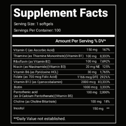 🧠 B-Energy 12 – Despierta tu mente, tu memoria y tu energía 100 capsulas