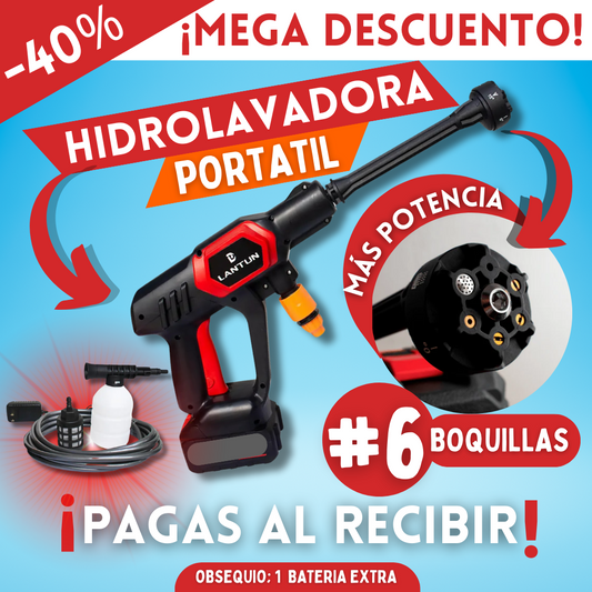 HIDROLAVADORA 6 Boquillas alta potencia
