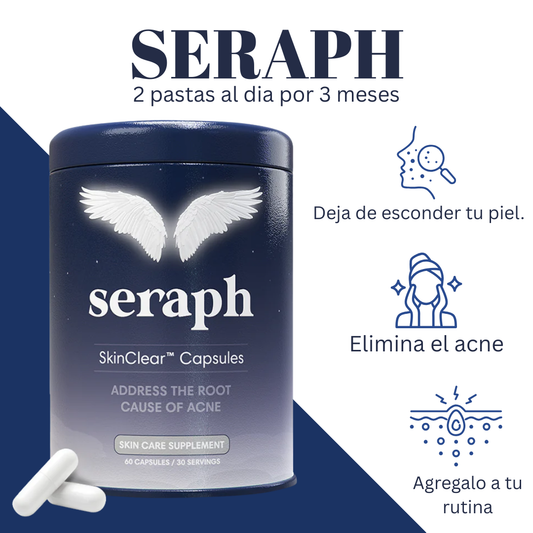 🪽 SERAPH - El suplemento que elimina el acné hormonal y te devuelve la confianza frente al espejo
