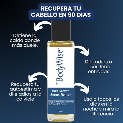 🧬Rolon Bodywise estimula el crecimiento de tu cabello con el efecto del romero