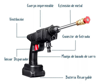 HIDROLAVADORA inalambrica de Doble batería