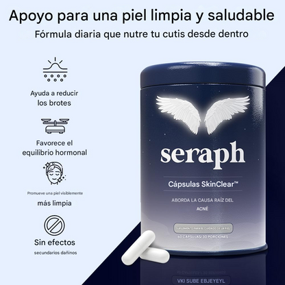 🪽 SERAPH - El suplemento que elimina el acné hormonal y te devuelve la confianza frente al espejo