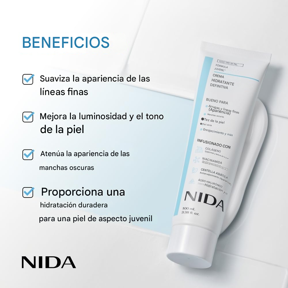 CREMA NIDA - Formula coreana para la piel arrugada 120ML
