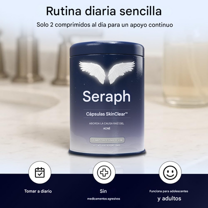 🪽 SERAPH - El suplemento que elimina el acné hormonal y te devuelve la confianza frente al espejo